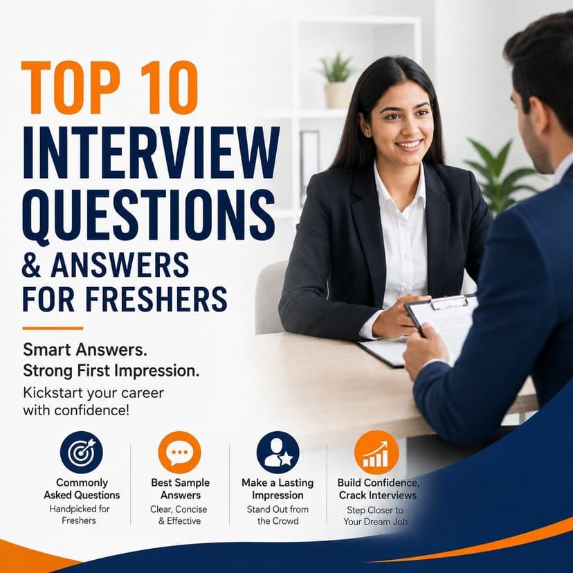 Top 10 Interview Questions & Answers for Freshers