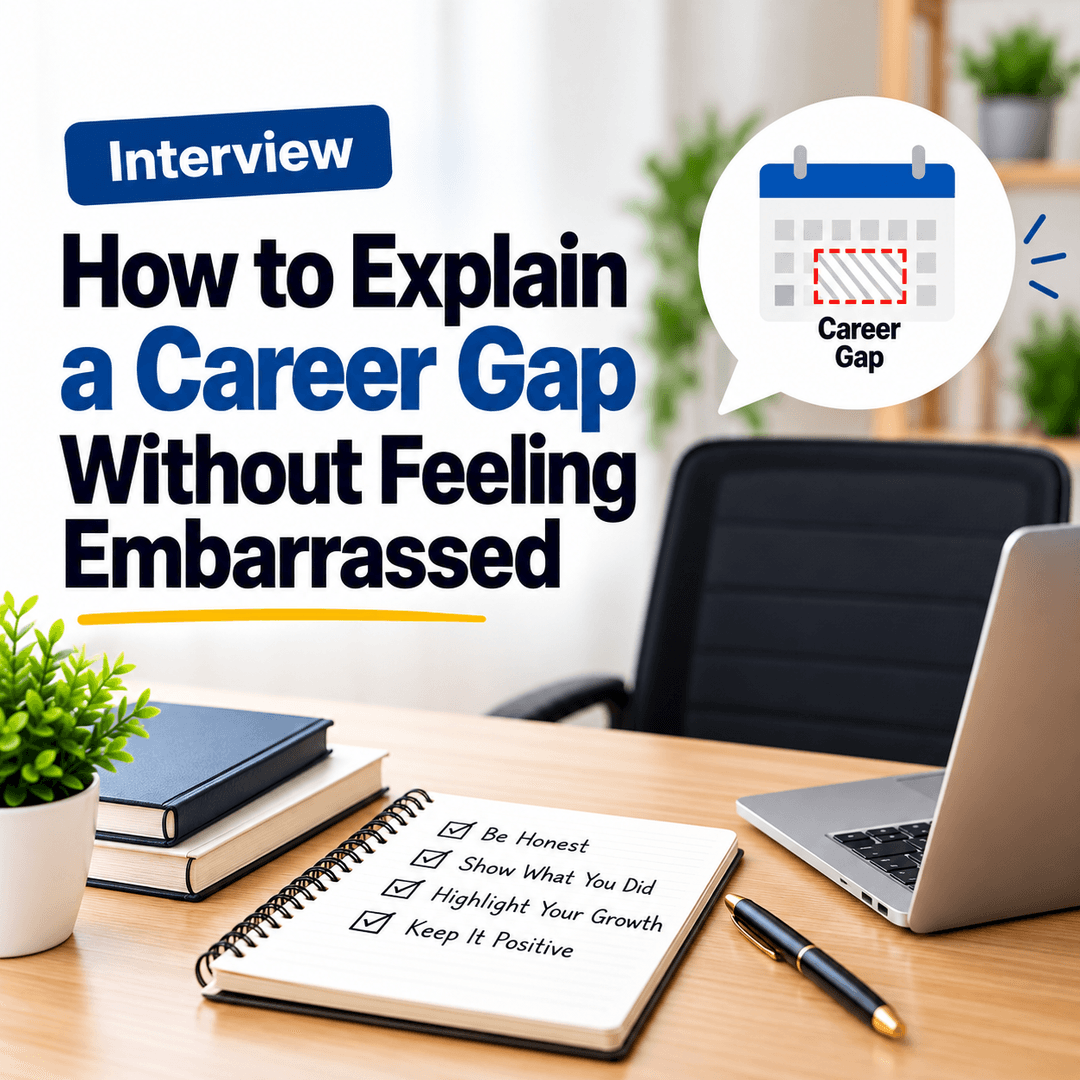 How to Explain a Career Gap Without Feeling Embarrassed