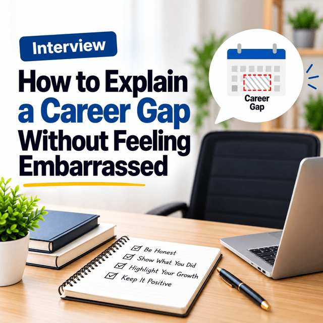 How to Explain a Career Gap Without Feeling Embarrassed